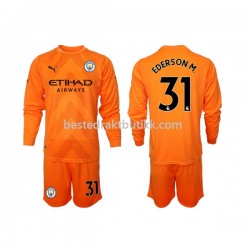 Fotballdrakter Manchester City Ederson M 31 Keeper Tredjedraktsett 2022-2023 Langermet til Barn