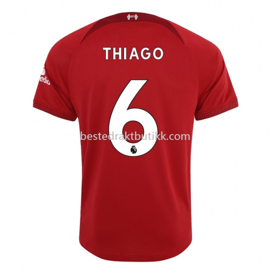 Fotballdrakter Liverpool Thiago 6 Hjemmedraktsett 2022-2023 til Herre