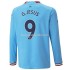Fotballdrakter Manchester City G.Jesus 9 Hjemmedraktsett 2022-2023 Langermet