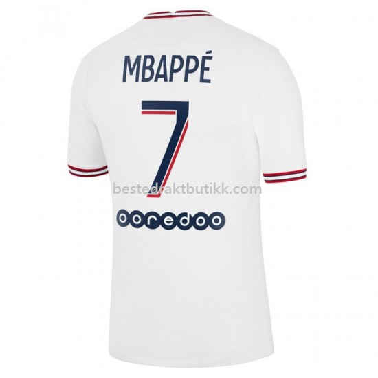 Fotballdrakter Paris Saint-Germain Kylian Mbappe 7 Fjerdedraktsett 2021-2022 til Herre