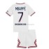 Fotballdrakter Paris Saint-Germain Kylian Mbappe 7 Fjerdedraktsett 2021-2022 til Barn