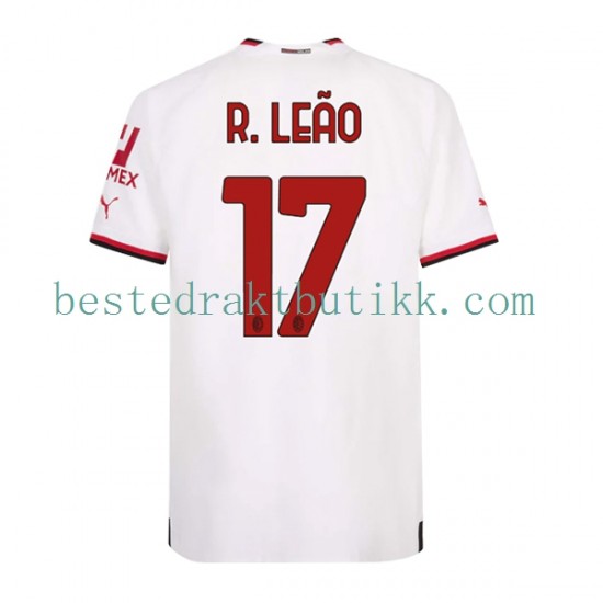 Fotballdrakter AC Milan Rafael Leao 17 Bortedraktsett 2022-2023 Kortermet til Herre