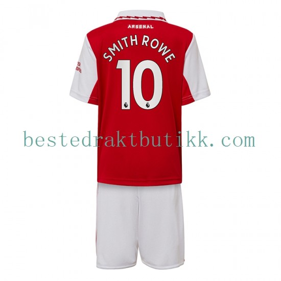 Fotballdrakter Arsenal Smith Rowe 10 Hjemmedraktsett 2022-2023 Kortermet til Barn