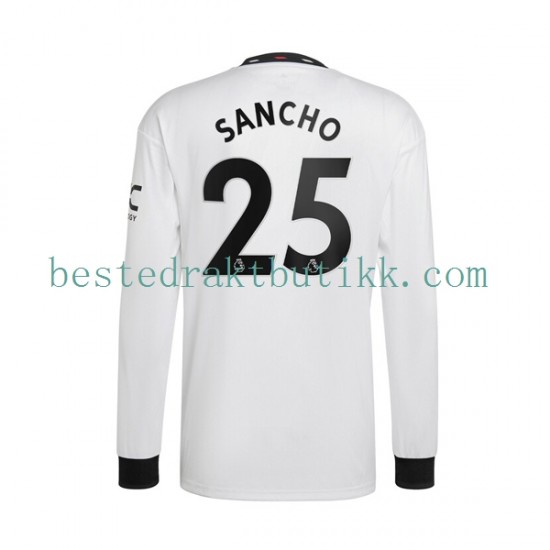 Fotballdrakter Manchester United Jadon Sancho 25 Bortedraktsett 2022-2023 Langermet til Herre