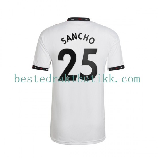 Fotballdrakter Manchester United Jadon Sancho 25 Bortedraktsett 2022-2023 Kortermet til Herre
