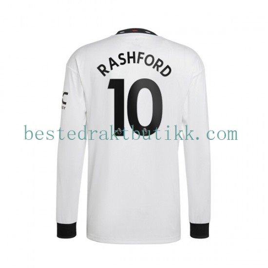 Fotballdrakter Manchester United Rashford 10 Bortedraktsett 2022-2023 Langermet til Herre