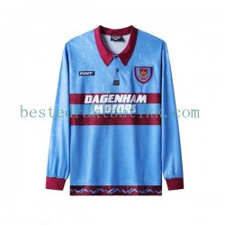 Fotballdrakter West Ham United Retro Hjemmedraktsett 1995-1996 Langermet til Herre