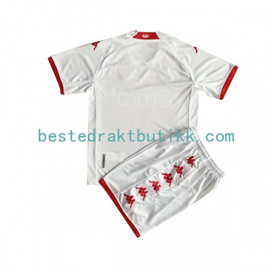 Fotballdrakter AS Monaco Hjemmedraktsett 2022-2023 Kortermet til Barn