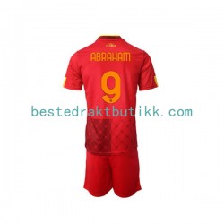 Fotballdrakter AS Roma Tammy Abraham 9 Hjemmedraktsett 2022-2023 Kortermet til Barn