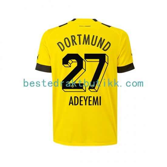 Fotballdrakter Borussia Dortmund Karim Adeyemi 27 Hjemmedraktsett 2022-2023 Kortermet til Herre