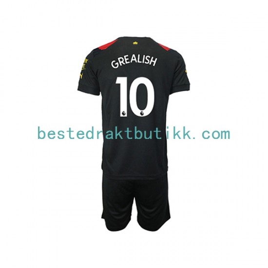 Fotballdrakter Manchester City Grealish 10 Bortedraktsett 2022-2023 Kortermet til Barn