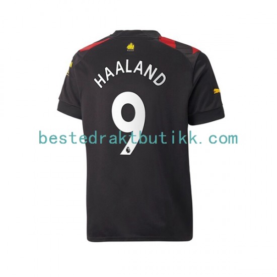 Fotballdrakter Manchester City Haaland 9 Bortedraktsett 2022-2023 Kortermet til Herre