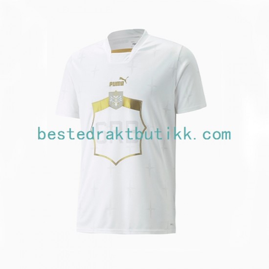 Fotballdrakter Serbia Bortedraktsett Fotball-VM 2022 Kortermet til Herre