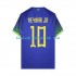 Fotballdrakter Brasil Neymar JR 10 Bortedraktsett Fotball-VM 2022 Kortermet til Herre
