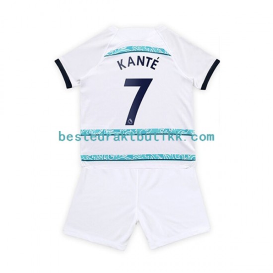 Fotballdrakter Chelsea Kante 7 Bortedraktsett 2022-2023 Kortermet til Barn
