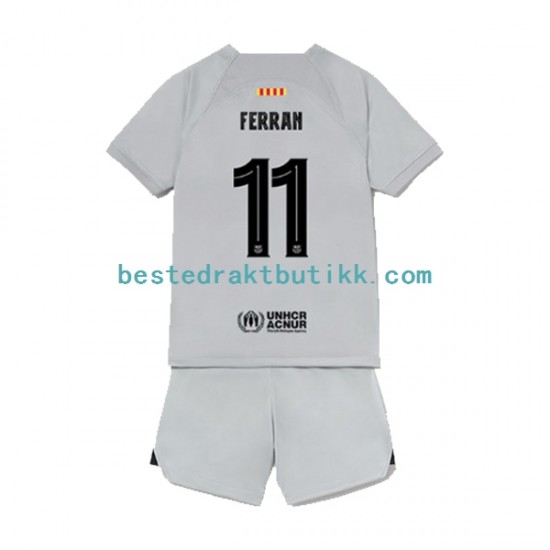 Fotballdrakter FC Barcelona Ferran Torres 11 Tredjedraktsett 2022-2023 Kortermet til Barn