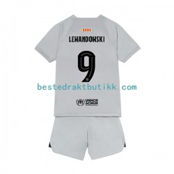 Fotballdrakter FC Barcelona Lewandowski 9 Tredjedraktsett 2022-2023 Kortermet til Barn