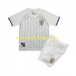 Fotballdrakter Uruguay Bortedraktsett 2024 Kortermet til Barn