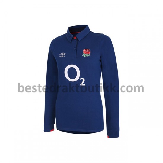 Fotballdrakter England Rugby Classic Bortedraktsett 2020-2021 Langermet til Dame
