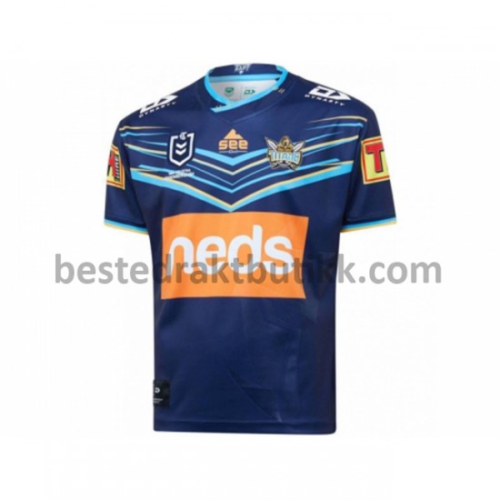 Fotballdrakter Gold Coast Titans Rugby Hjemmedraktsett 2020 til Herre
