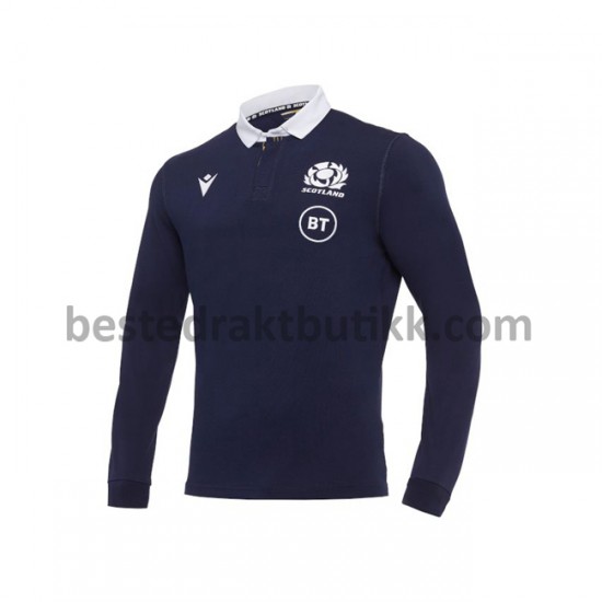 Fotballdrakter Skottland Rugby Hjemmedraktsett 2020-2021 Langermet til Herre