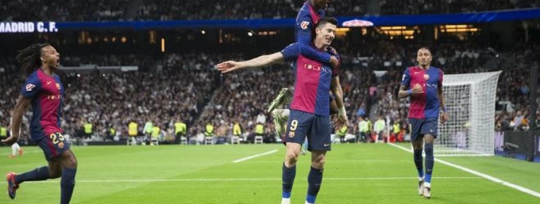 Barcelona beseiret Real Madrid iført en co-brand-trøye