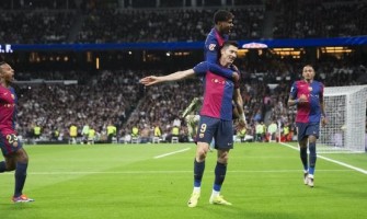 Barcelona beseiret Real Madrid iført en co-brand-trøye