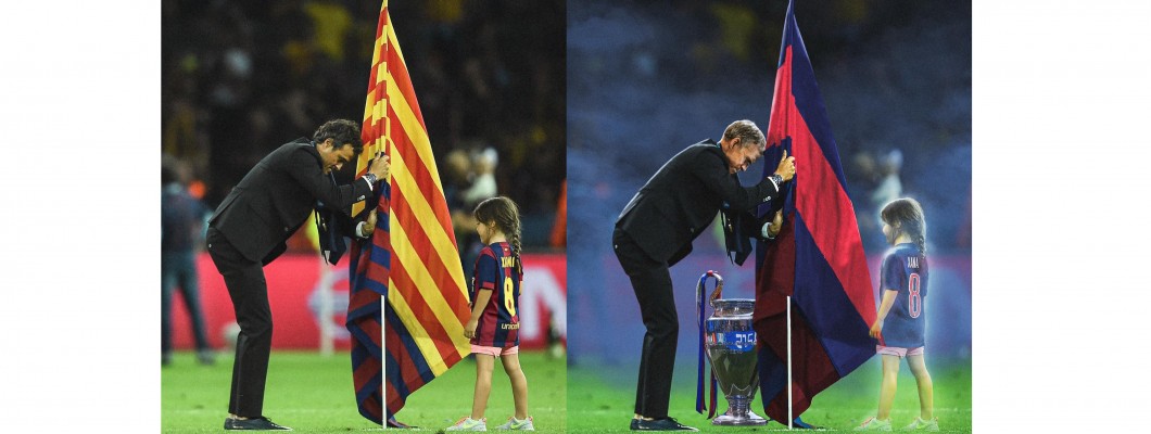 En rørende scene i Champions League