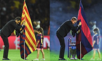 En rørende scene i Champions League