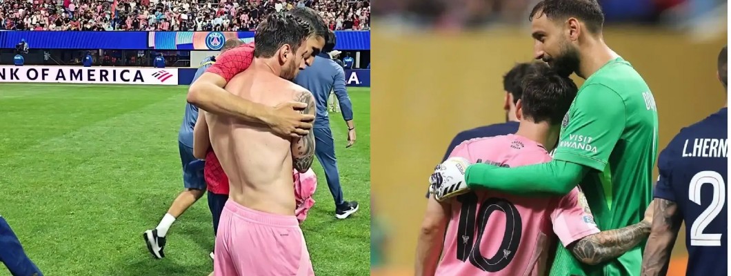 Hvem byttet drakter med Messi?