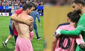 Hvem byttet drakter med Messi?