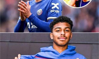 I likhet med faren sin blir han Chelsea-spiller