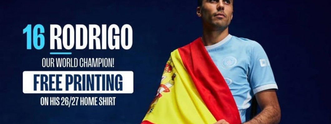 Manchester City-fansen er begeistret: Rodri trykkes gratis!