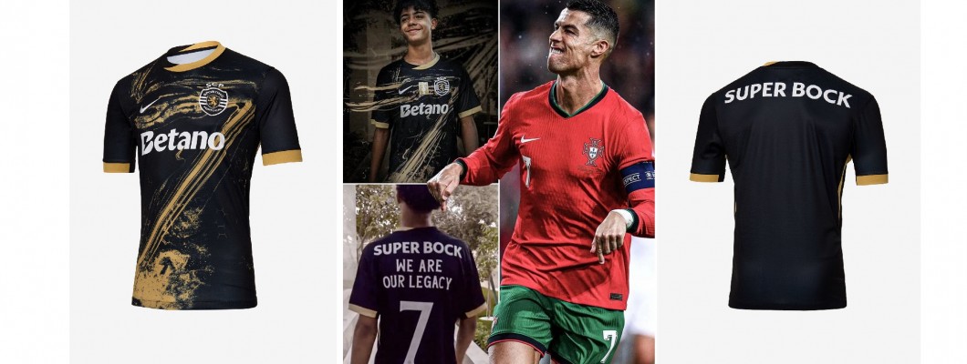 Ronaldos eldste sønn har på seg Sporting CPs tredje trøye